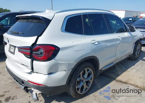 2022 BMW X3 Sdrive30I из США, поврежденный, VIN 5UX43DP07N9K45496